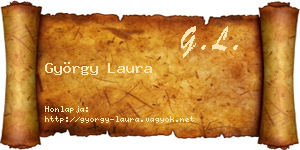 György Laura névjegykártya